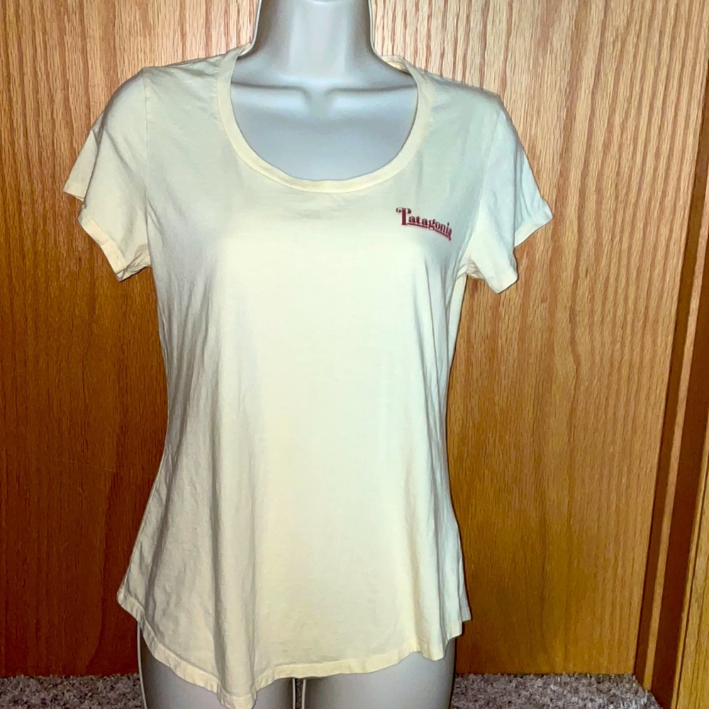 Yellow Patagonia shirt